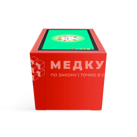 Детский интерактивный стол KidTouch 32P красный