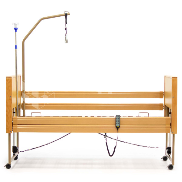 Функциональная 4-секционная электрическая кровать МЕТ TERNA супер низкая medcub