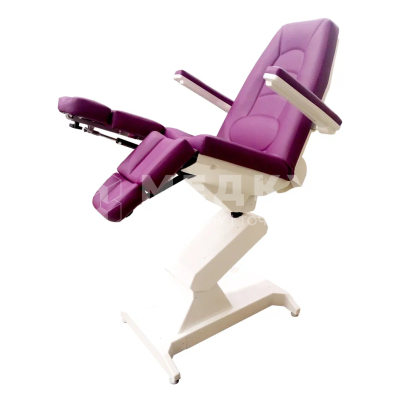Кресло процедурное Пластэк "ФП-3" с газлифтами на подножках и проводным пультом управления, 3 электропривода medcub