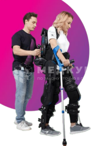 Экзоскелет с БОС ExoAtlet II с ФЭС по 12 каналам роботизированный для восстановления навыков ходьбы