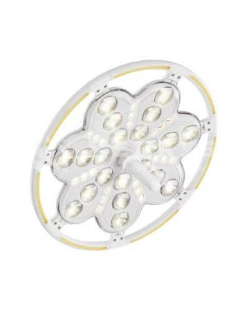 Светильник операционный потолочный ЭМА Эмалед 500/300 двухблочный с аварийным питанием medcub