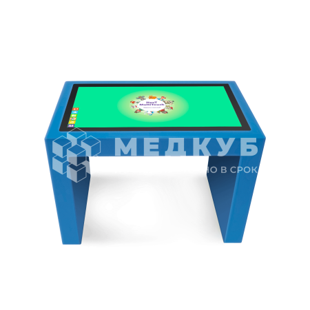 Детский интерактивный стол KidTouch 32P голубой