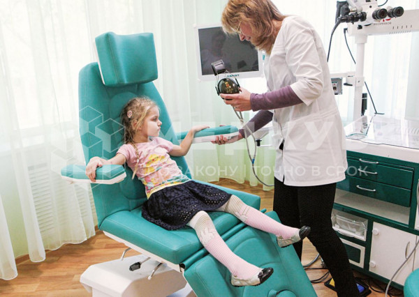 ЛОР-комбайн Азимут рабочее место врача оториноларинголога medcub