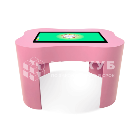 Детский интерактивный стол KidTouch 24P розовый (NextPink)