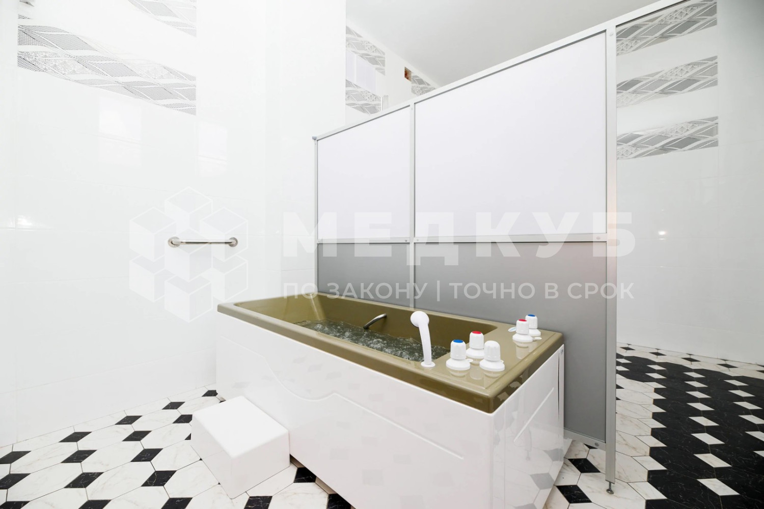 Ванна бальнеологическая водолечебная Физиотехника Оккервиль анатомической формы