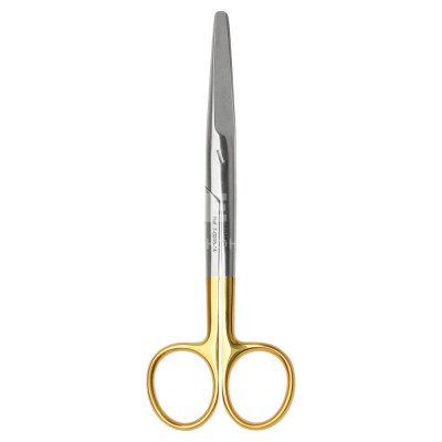 Ножницы хирургические диссекционные Mayo (Майо) Super Cut gold Apexmed тупоконечные прямые 145мм (10шт/уп) medcub