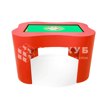 Детский интерактивный стол KidTouch 27P красный