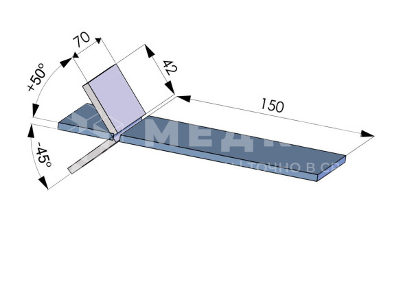 Массажный стол BTL-1300 2-секционный с принадлежностями medcub