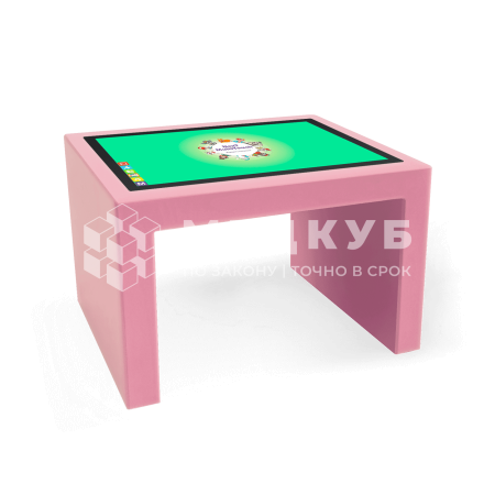 Детский интерактивный стол KidTouch 32P розовый (NextPink)