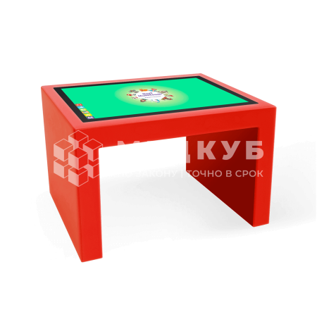 Детский интерактивный стол KidTouch 32P красный