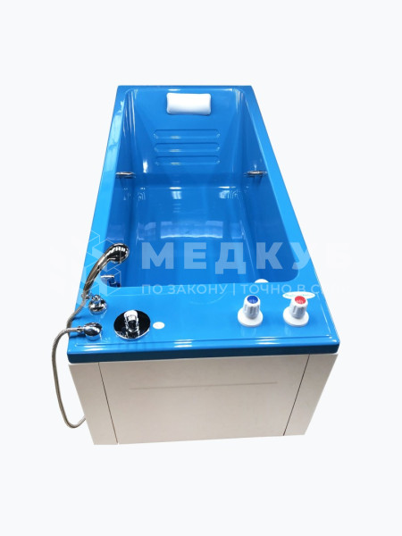 Ванна водолечебная бальнеологическая Физиотехника Оккервиль с плоским дном medcub