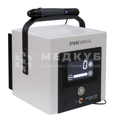 Портативный аппарат радиальной ударно-волновой терапии Storz Medical MASTERPULS ONE для лечения болей в опорно-двигательном аппарате medcub