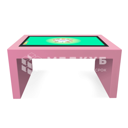 Детский интерактивный стол KidTouch 43P розовый (NextPink)