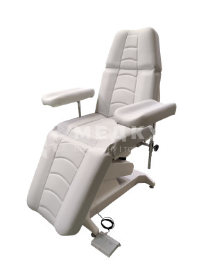 Процедурное кресло Пластэк "ОД-4" с проводным пультом управления и подлокотниками medcub