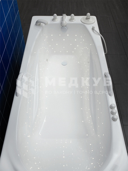 Гидромассажная вихревая медицинская ванна Unbescheiden Luxury-Starlight medcub