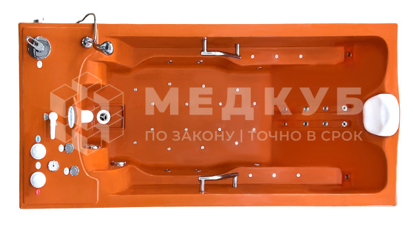 Ванна бальнеологическая водолечебная Физиотехника Ладога для пресной и минеральной воды medcub