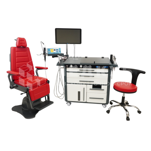 ЛОР-кресло пациента и стул врача оториноларинголога DS.Assist с электропитанием medcub