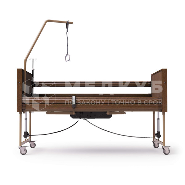 Кровать функциональная МЕТ TERNA WENGE медицинская с регулировкой высоты medcub