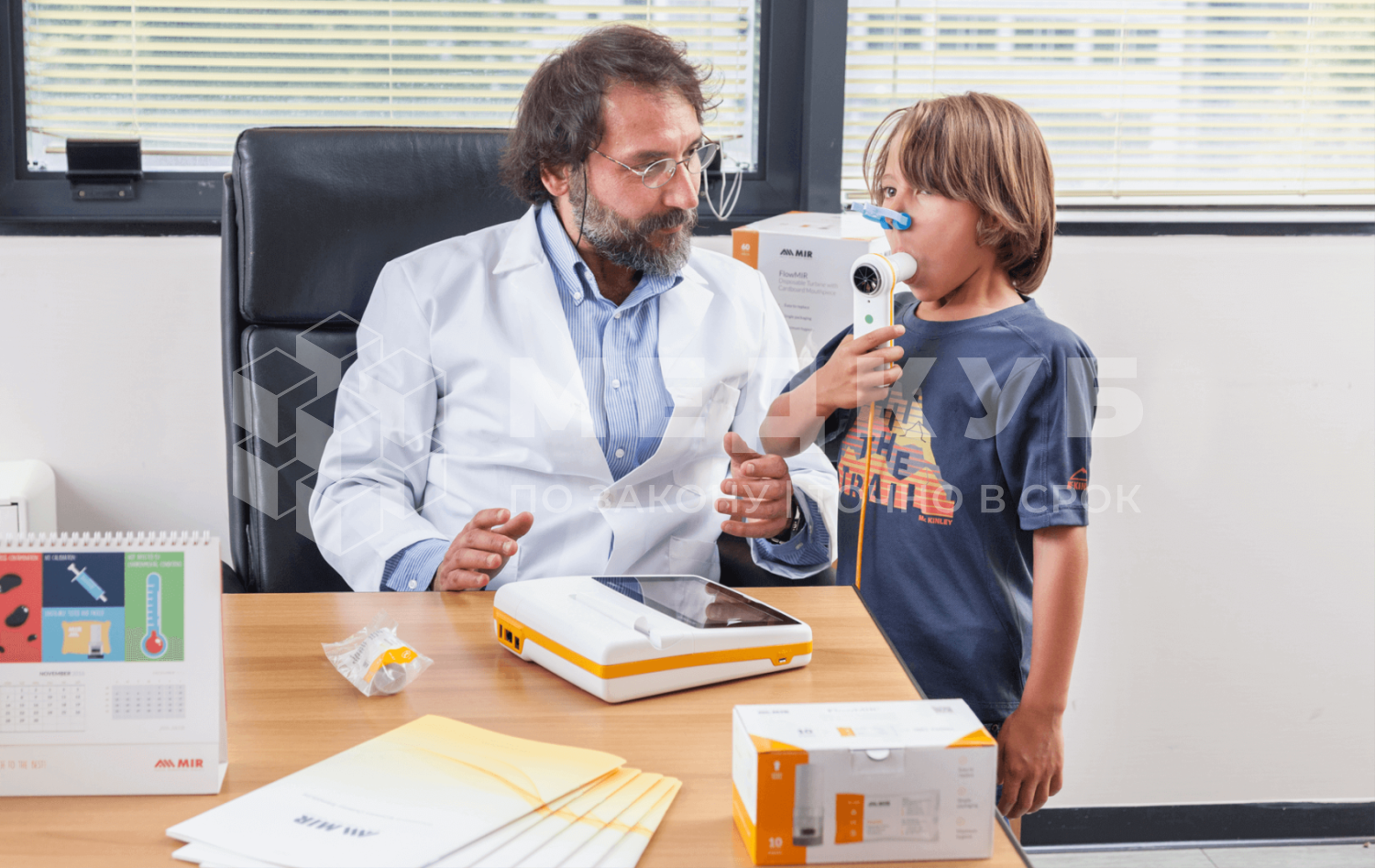 Экспертный спирометр MIR Spirolab I с функцией оксиметрии