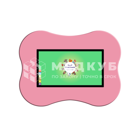 Детский интерактивный стол KidTouch 24P розовый (NextPink)