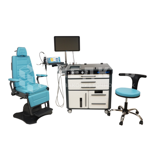 ЛОР-кресло пациента и стул врача оториноларинголога DS.Assist с электропитанием medcub