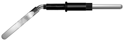Электрод-нож изогнутый ФОТЕК сечение 3х0,8 мм; 2,4 мм medcub