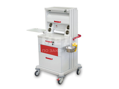 Тележка инструментальная  для гинекологического кабинета МЕДИН ТМ-8 медицинская medcub