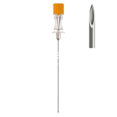 Игла спинальная Quincke (Квинке) Apexmed с иглой-проводником 25G/90мм (25шт/уп) medcub